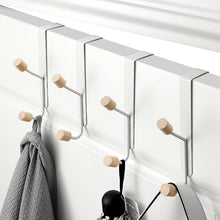 Load image into Gallery viewer, Hisucces Heavy-Duty Over the Door Hooks – Set of 1, Matte Black, No-Drill