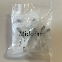 Carregar imagem no visualizador da galeria, Midofar metal clothes hooks in packaging, zinc alloy, durable and versatile for bedroom and bathroom, 3-5/16 inch length.