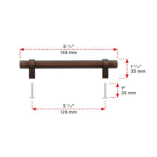 Lade das Bild in den Galerie-Viewer, T-Bar-Schrankgriffe – 10er-Pack Ölgebronzierte Schubladen- und Schrankgriffe