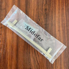 Load image into Gallery viewer, Midofar metal cabinet handle in transparent packaging on wooden surface