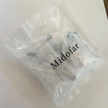 Carregar imagem no visualizador da galeria, Midofar zinc alloy metal clothes hooks in packaging, durable and versatile for bedroom and bathroom installation, dull chrome finish.