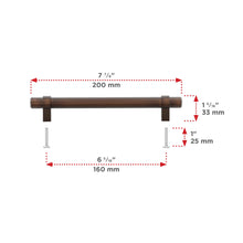 Lade das Bild in den Galerie-Viewer, T-Bar-Schrankgriffe – 10er-Pack Ölgebronzierte Schubladen- und Schrankgriffe