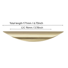 Загрузить изображение в средство просмотра галереи, Ergonomic Brushed Copper Cabinet Pulls for Easy Grip and Style