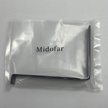 Load image into Gallery viewer, Rustic industrial black iron shelf bracket in packaging.