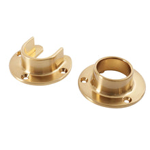 Load image into Gallery viewer, Metal Closet Pole Sockets for 1-1/4 Inch Rod Installation