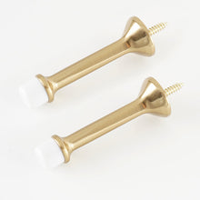 画像をギャラリービューアに読み込む, Champagne Bronze Door Stop set, 3" heavy duty adjustable wall protector for impact damage prevention.