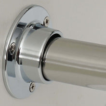 Load image into Gallery viewer, Chrome Closet Pole Socket Installation with Mounting Screws