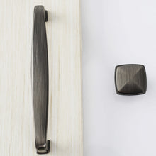 Load image into Gallery viewer, Matte Black Cabinet Pulls - 128mm Hole Center Size Example