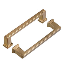 画像をギャラリービューアに読み込む, 10個パック、シャンパンブロンズ引き出しハンドル - キャビネットハンドル - ゴールドキッチンキャビネットハンドル、亜鉛合金6.3インチキャビネットハードウェアキッチンおよびバスルームキャビネットキャビネットハンドル、モダンハードウェアハンドル