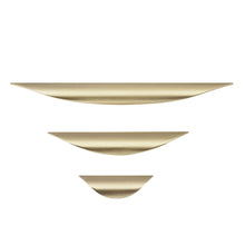 Загрузить изображение в средство просмотра галереи, Brushed Copper Cabinet Pulls – 10 Pack of Zinc Alloy Finger Pull Handles