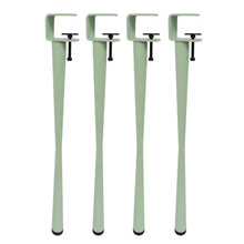 Загрузить изображение в средство просмотра галереи, Set of modern adjustable clamp table legs in steel for desks and tables