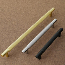 Load image into Gallery viewer, Knurled Cabinet Pulls – Modern Aluminum Drawer Handles in Polished Chrome, 128mm & 160mm Hole Centers