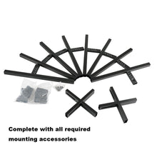 Load image into Gallery viewer, Parts for 2-Tier Adjustable Plant Stand with mounting accessories, suitable for indoor and outdoor use.