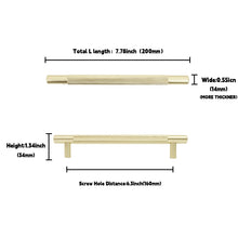 Afbeelding in Gallery-weergave laden, Minimalist aluminum alloy knurled handle with modern style