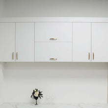 Load image into Gallery viewer, Zinc alloy brushed champagne bronze drawer pulls with smooth finish.