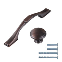 Load image into Gallery viewer, oil rubbed bronze 76mm drawer pulls - 3 inch center-to-center measurement