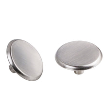 Load image into Gallery viewer, comparison of polished chrome knobs sizes - 37mm diameter