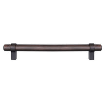 Загрузить изображение в средство просмотра галереи, oil rubbed bronze cabinet bar pulls on bathroom vanity