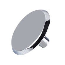 Load image into Gallery viewer, polished chrome drawer knobs on bathroom vanity - modern style