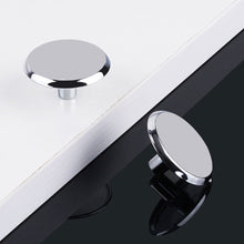 Load image into Gallery viewer, close-up of polished chrome finish on drawer knob - mirror-like shine