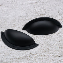 Load image into Gallery viewer, cup drawer pulls on dresser drawers - bedroom furniture application