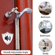 Load image into Gallery viewer, heavy duty dull chrome door hinge stop for commercial use - zinc alloy construction