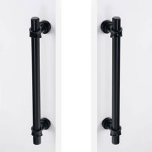 Load image into Gallery viewer, matte black t bar pulls on wardrobe cabinets - bedroom furniture