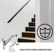 Afbeelding in Gallery-weergave laden, Adjustable Polished Chrome Handrail Bracket on Angled Staircase