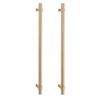 21-inch Champagne Bronze Appliance Pull for Integrated Fridge and Freezer Doors