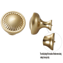 Load image into Gallery viewer, Lemon Gold Zinc Alloy Door Handle - Smooth Touch, High Anti-Corrosion | 2 Sizes (128mm &amp; Single Hole) - 10pcs/Set
