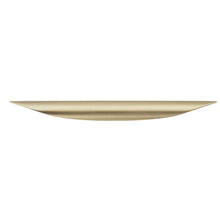 Cargar imagen en el visor de la galería, Tiradores curvos de latón cepillado de alta calidad, paquete de 10, modernos y minimalistas, para armarios, cajones y muebles.
