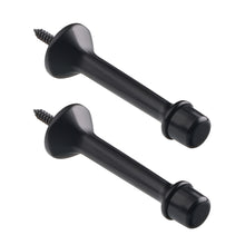 Cargar imagen en el visor de la galería, Tope de puerta ajustable de aleación de zinc, de 3&quot; y alta resistencia, con puntas de plástico suave, color bronce champán (paquete de dos), Triumph Hardware
