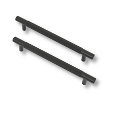 Afbeelding in Gallery-weergave laden, Side view of durable aluminum alloy knurled cabinet handle
