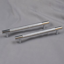 Afbeelding in Gallery-weergave laden, Black aluminum alloy knurled handle for modern kitchen cabinets
