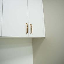 Load image into Gallery viewer, Brushed champagne bronze cabinet pull handle, 128mm hole centers.
