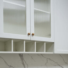Load image into Gallery viewer, Modern brushed champagne bronze cabinet handle, 160mm hole spacing
