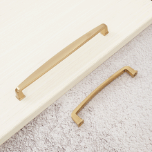 Load image into Gallery viewer, Brushed champagne bronze furniture pulls for cabinets and drawers
