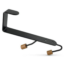 Load image into Gallery viewer, Hisucces Heavy-Duty Over the Door Hooks – Set of 1, Matte Black, No-Drill
