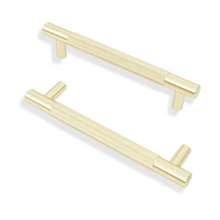 Afbeelding in Gallery-weergave laden, Gold finish aluminum alloy knurled handle with elegant design

