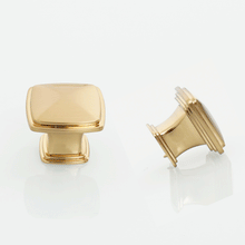Load image into Gallery viewer, Luxury brushed champagne bronze cabinet pull handle with zinc alloy body.
