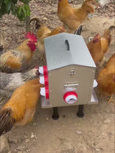 비디오를 갤러리 뷰어 Rainproof Metal Chicken Feeder - 55lbs Automatic Poultry Feeder에 로드 및 재생
