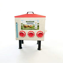 이미지를 갤러리 뷰어에 로드 , Triumph Hardware rainproof metal chicken feeder used in farm backyard
