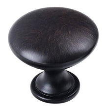 Load image into Gallery viewer, Cabinet 5 Pieces Of Oil Rubbed Bronze 1-3/16 Inch (30mm) Round Knobs, Bar Cabinet Door Handle, Dresser Zinc Alloy Single Hole Cabinet Handle Triumph Hardware
