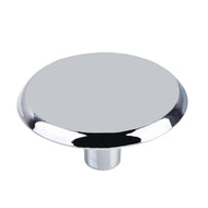 Furniture Cabinet 10 Pieces Poliashed Chrome By Hard Drawer Single Hole Handle-Zinc Alloy Diameter 1-29/64