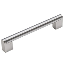 Load image into Gallery viewer, Stainless Steel Pulls Brushed Satin Nickel 5Pcs Set Simple Steel Furniture Pulls (Stainless Steel Tube + Iron Feet) Assembled Cabinet Pulls Kitchen And Bathroom Cabinet Door Pulls Triumph Hardware
