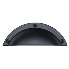 Load image into Gallery viewer, 2-1/2&quot; (64mm) Drawer Handles 10 Packs Furniture Cabinets Semi-Circular Shell-Shaped Black Handles Kitchen Hardware Handle Knobs Triumph Hardware
