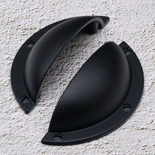 画像をギャラリービューアに読み込む, 2-1/2&quot; (64mm) Drawer Handles 10 Packs Furniture Cabinets Semi-Circular Shell-Shaped Black Handles Kitchen Hardware Handle Knobs Triumph Hardware
