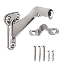 画像をギャラリービューアに読み込む, Brashed Satin Nickel Standard Armrest Bracket, 3 Inches Length * 2 Inches Width * 2-7/8 Inches Height, Zinc Alloy Bracket For Armrest Decoration, 3 Packs, Triumph Hardware
