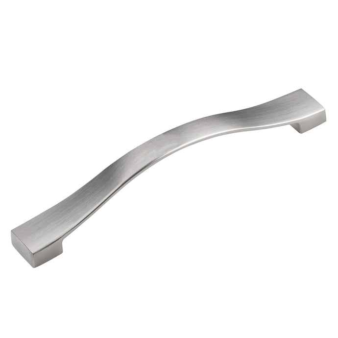 Brushed Satin Nickel Arch Drawer Pull, Kitchen Cabinet Dresser Drawer Handle Pull Hardware, 160mm (6-1/4'Inch) Hole Centers, 10 Pack for Cupboard Bathroom Wardrobe-Triumph Hardware