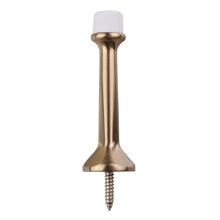 画像をギャラリービューアに読み込む, Champagne Bronze Adjustable Zinc Alloy Heavy Duty Door Stop 3&quot; with Soft Plastic Tips, Pack of Two, Triumph Hardware
